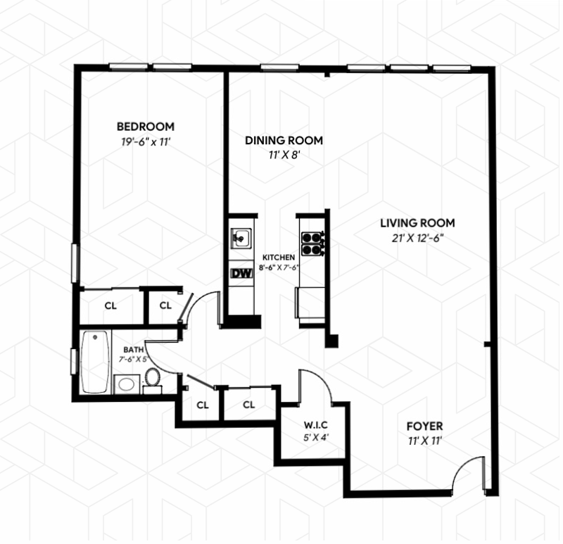 Floorplan for 3050 Fairfield Avenue, 4B