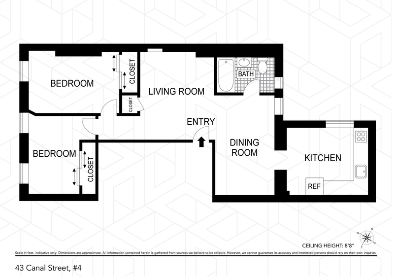 Floorplan for 43 Canal Street, 4TH