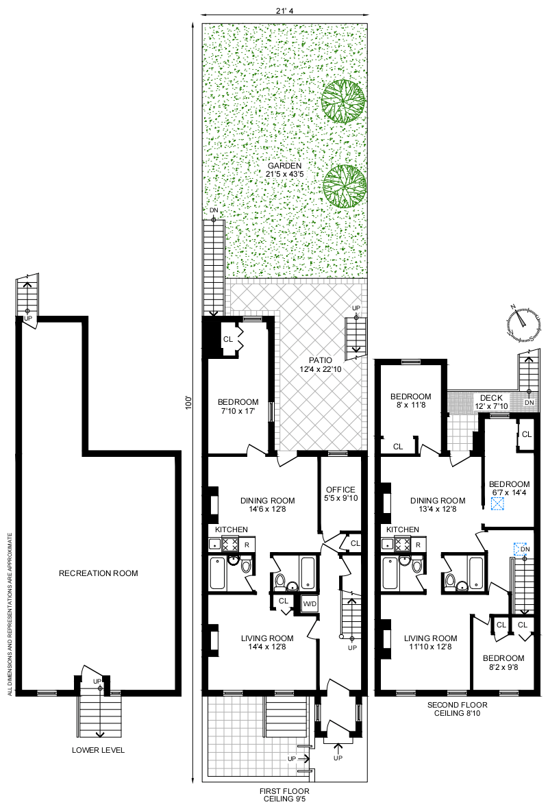 Floorplan for 167 13th Street