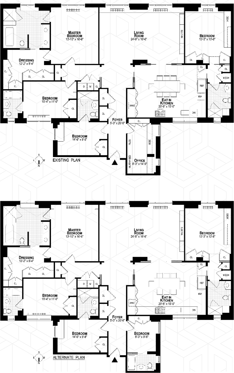 Floorplan for 235 West 71st Street, 6A