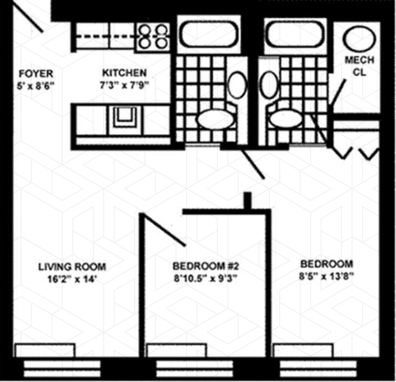 Floorplan for 2134 Second Avenue