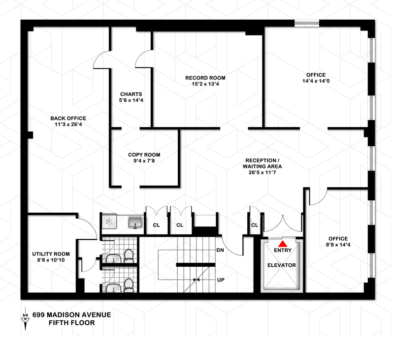 Floorplan for 697 Madison Avenue, 5