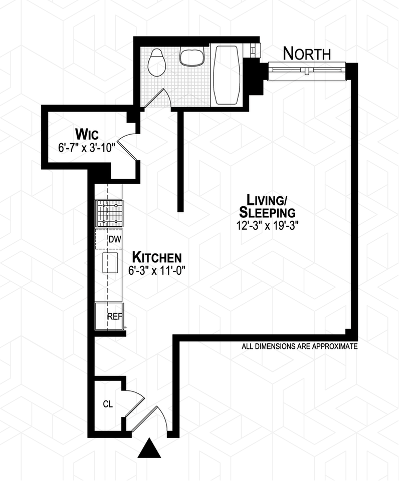 Floorplan for 60 East 9th Street, 601