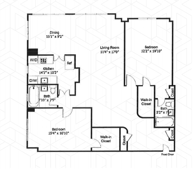 Floorplan for 200 East 74th Street, 11E