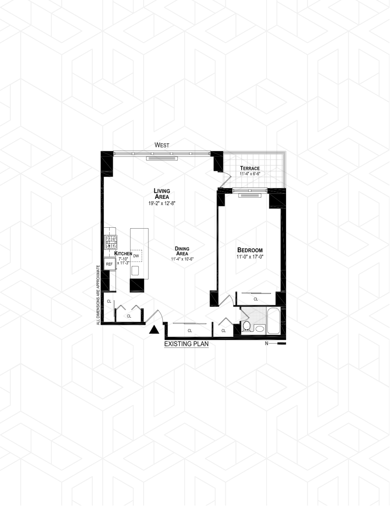 Floorplan for 251 East 32nd Street, 3B