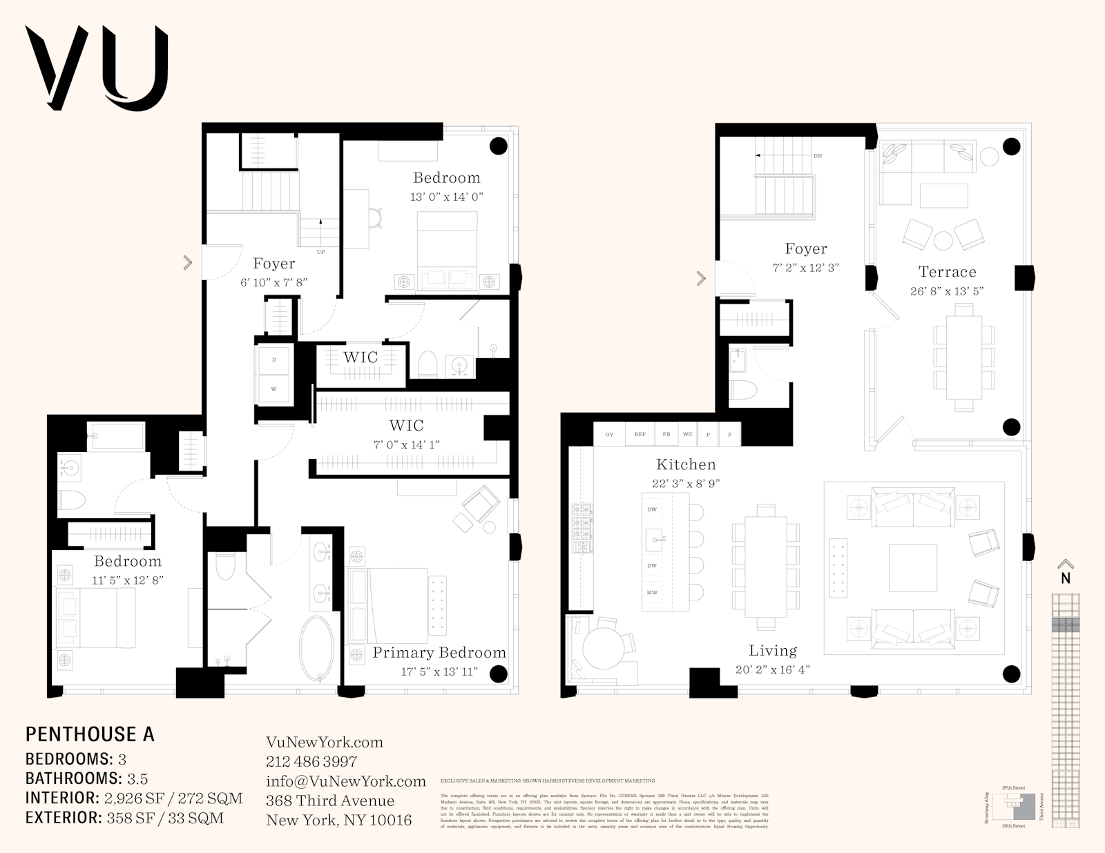 Floorplan for 368 Third Avenue, PHA