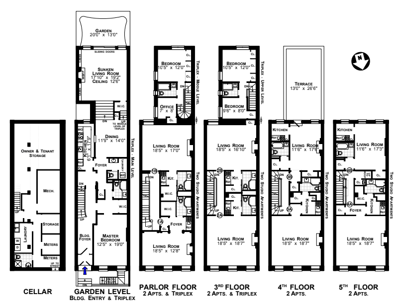 Floorplan for 38 East 75th Street