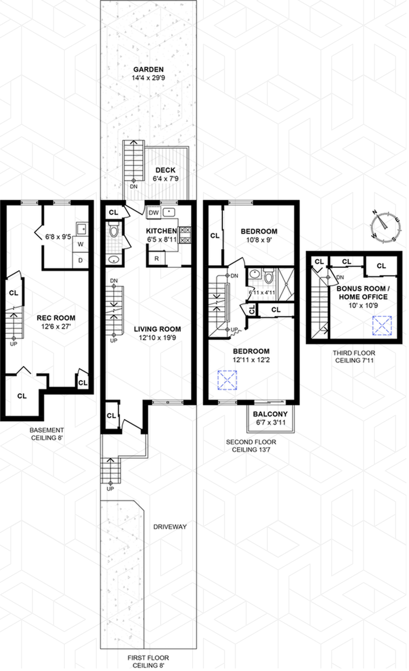 Floorplan for 429 Raritan Avenue