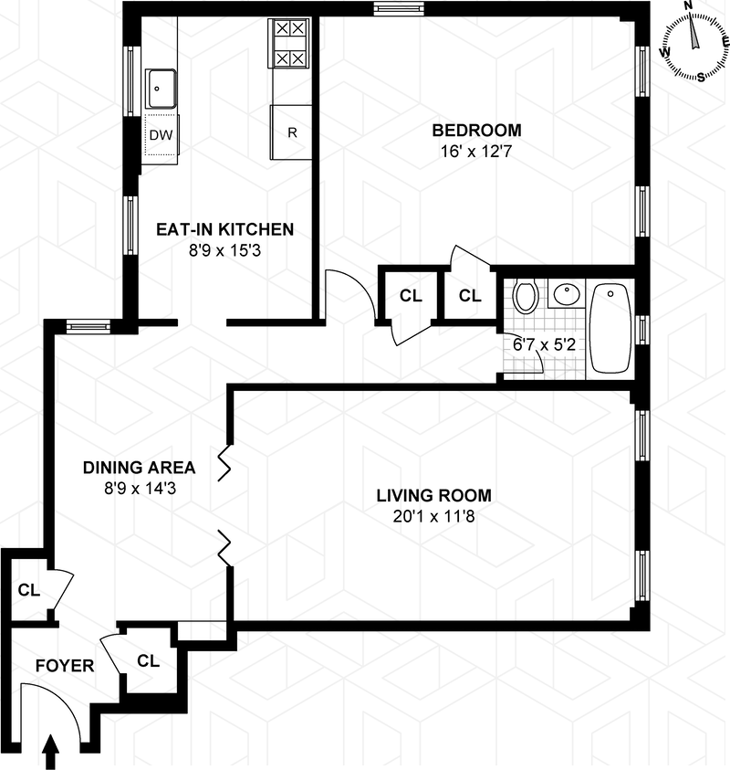 Floorplan for 41 -15 45th Street
