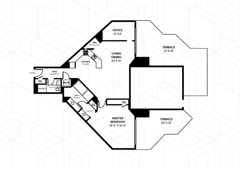 Floorplan for 50 E Hartsdale Avenue, 7B