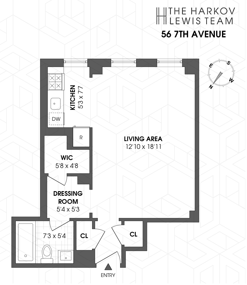 Floorplan for 56 Seventh Avenue, 4K