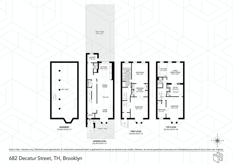 Floorplan for 682 Decatur Street