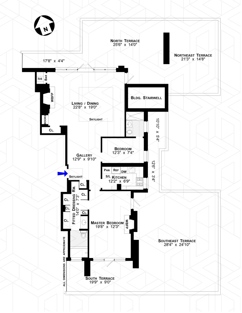 Floorplan for 205 East 69th Street, PHDE