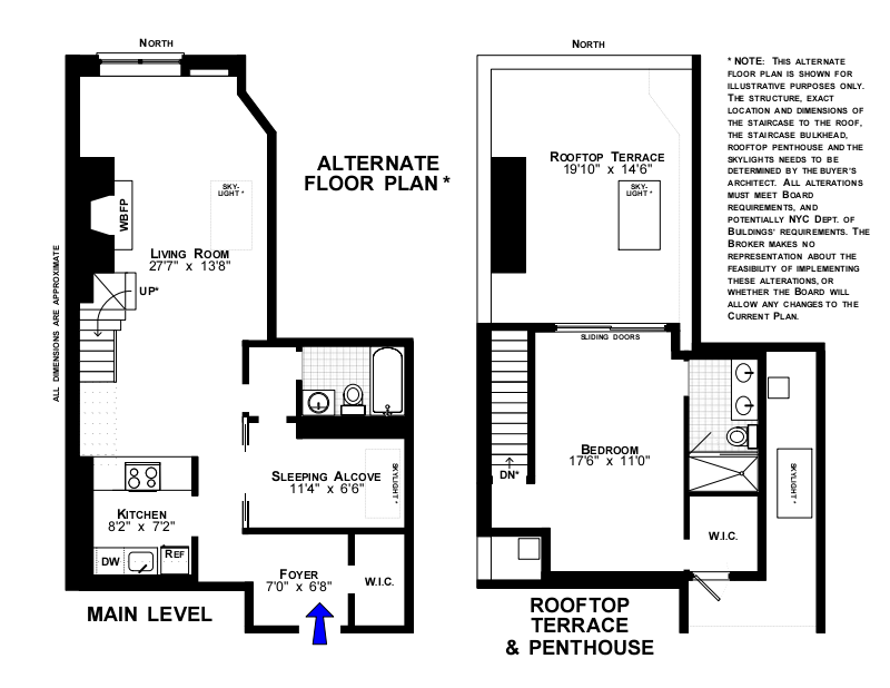 Floorplan for 521 West 47th Street