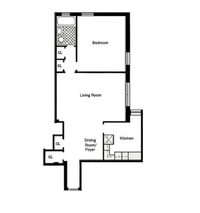 Floorplan for 5635 Netherland Avenue, 6B