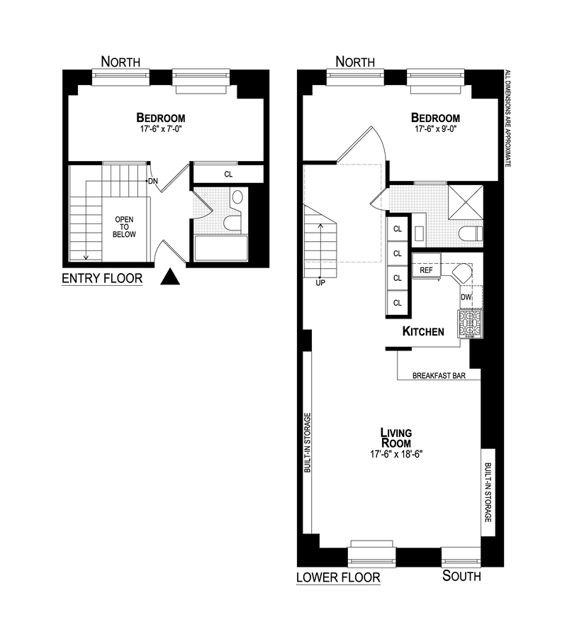 Floorplan for 14 East 4th Street, 812