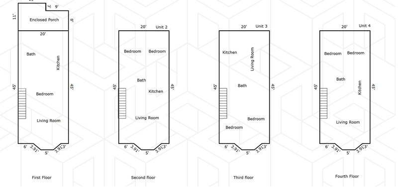 Floorplan for 428 47th Street