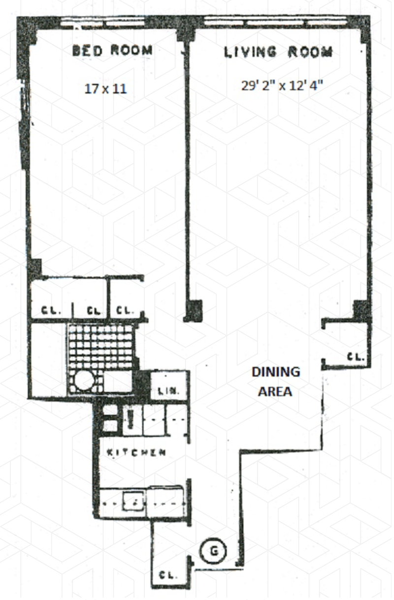 Floorplan for 320 East 54th Street
