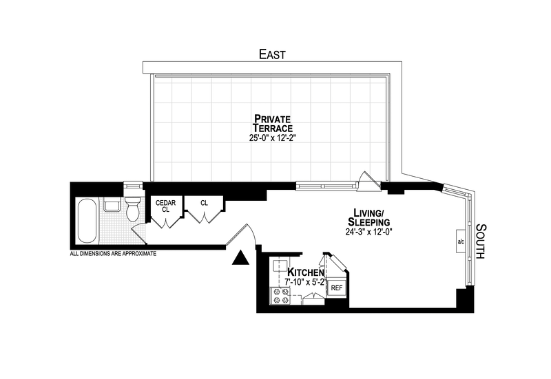 Floorplan for 153 East 57th Street, 19C