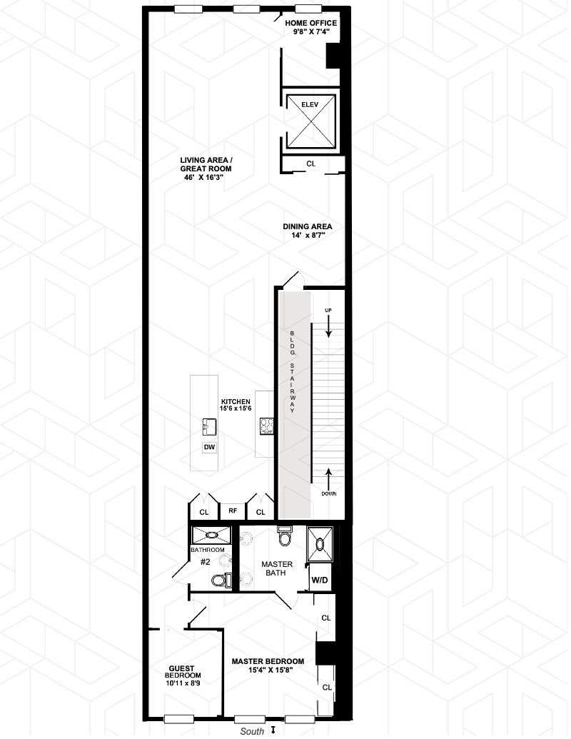 Floorplan for 106 Duane Street, 3