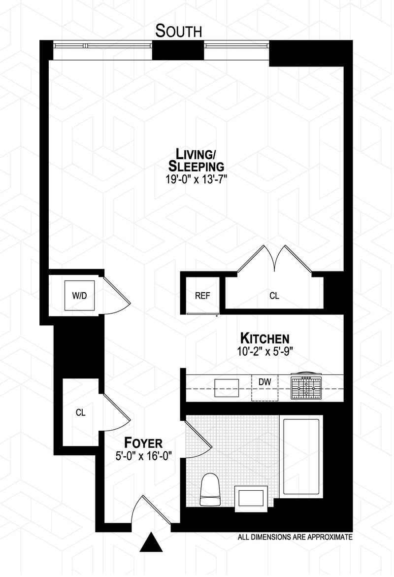 Floorplan for 303 East 33rd Street, 6K