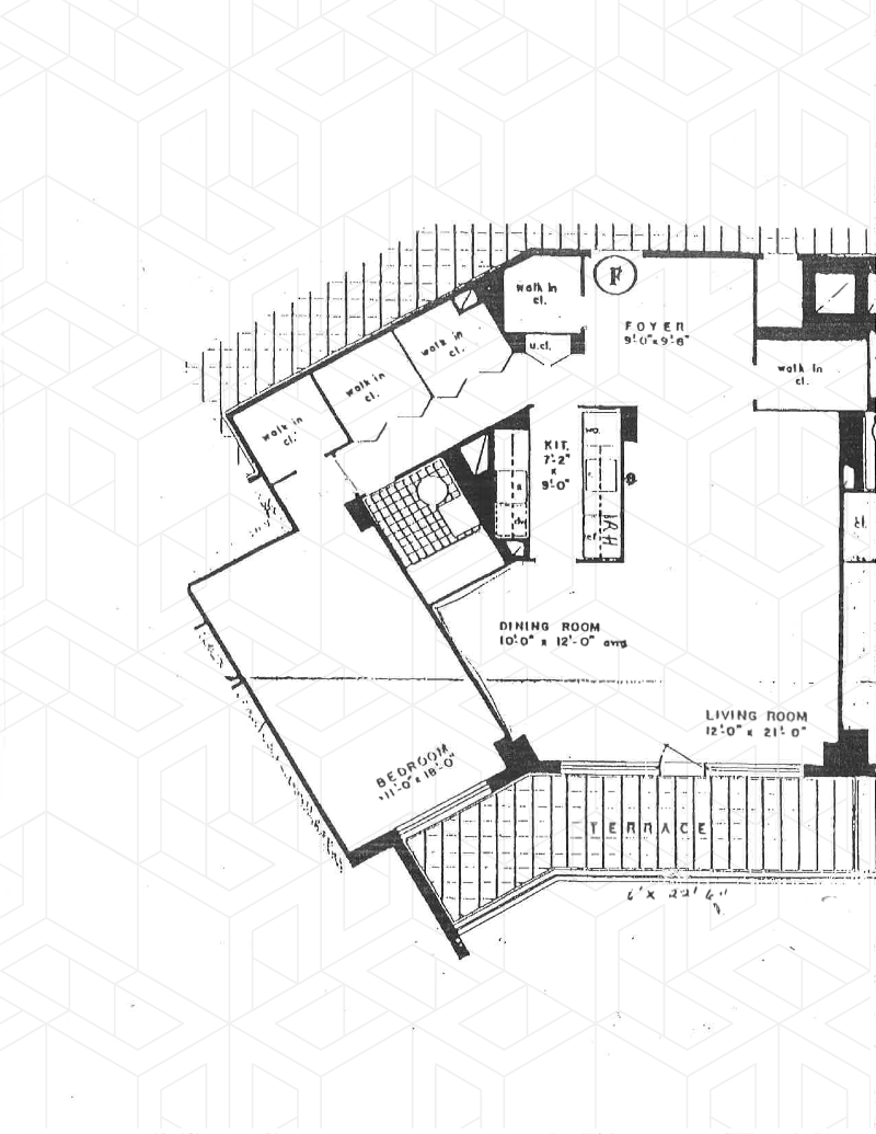 Floorplan for 3777 Independence Avenue, 5F