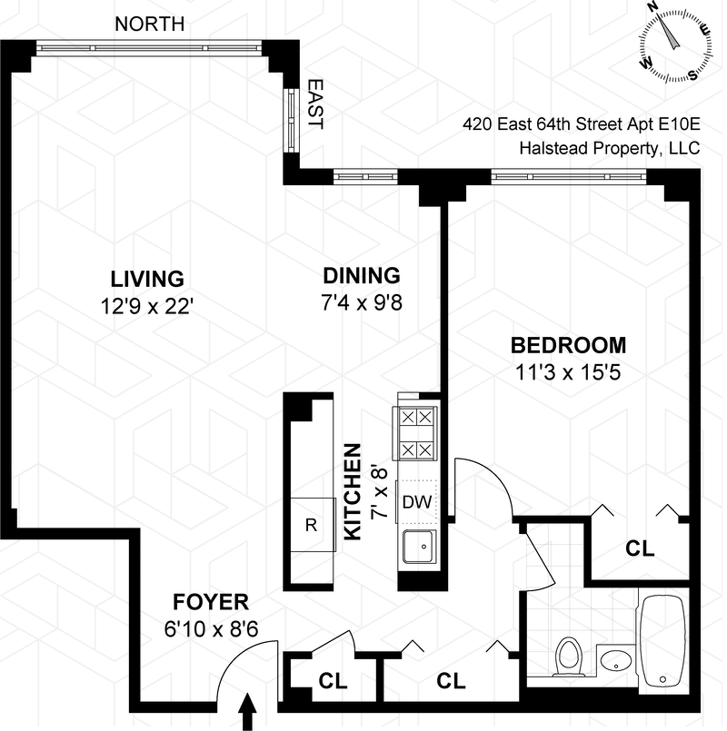Floorplan for 420 East 64th Street, E10E