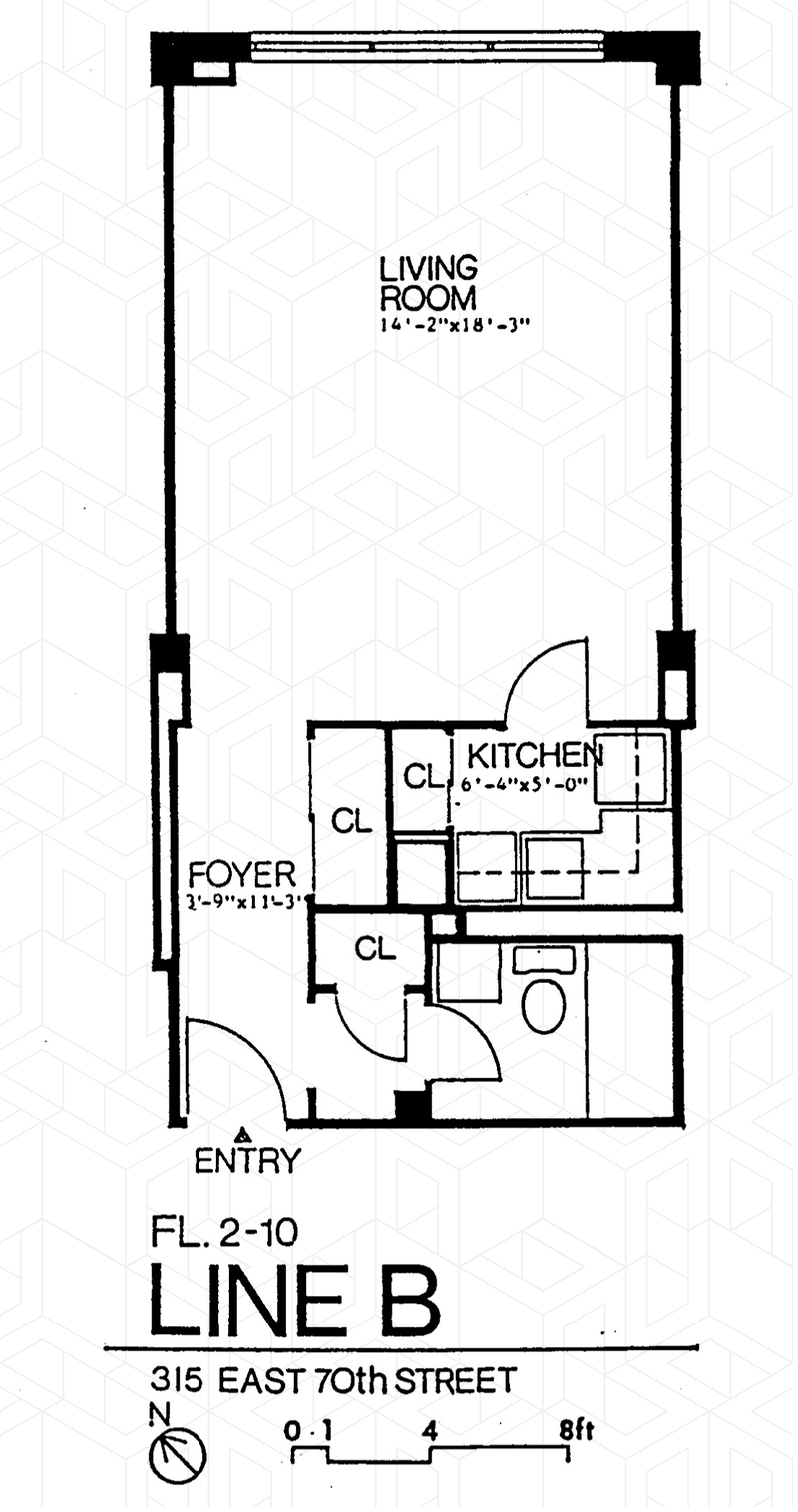 Floorplan for 315 East 70th Street, 5B