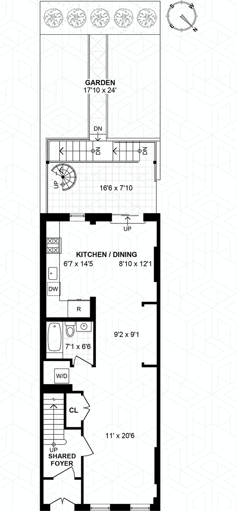 Floorplan for 574, 11th Street, 1