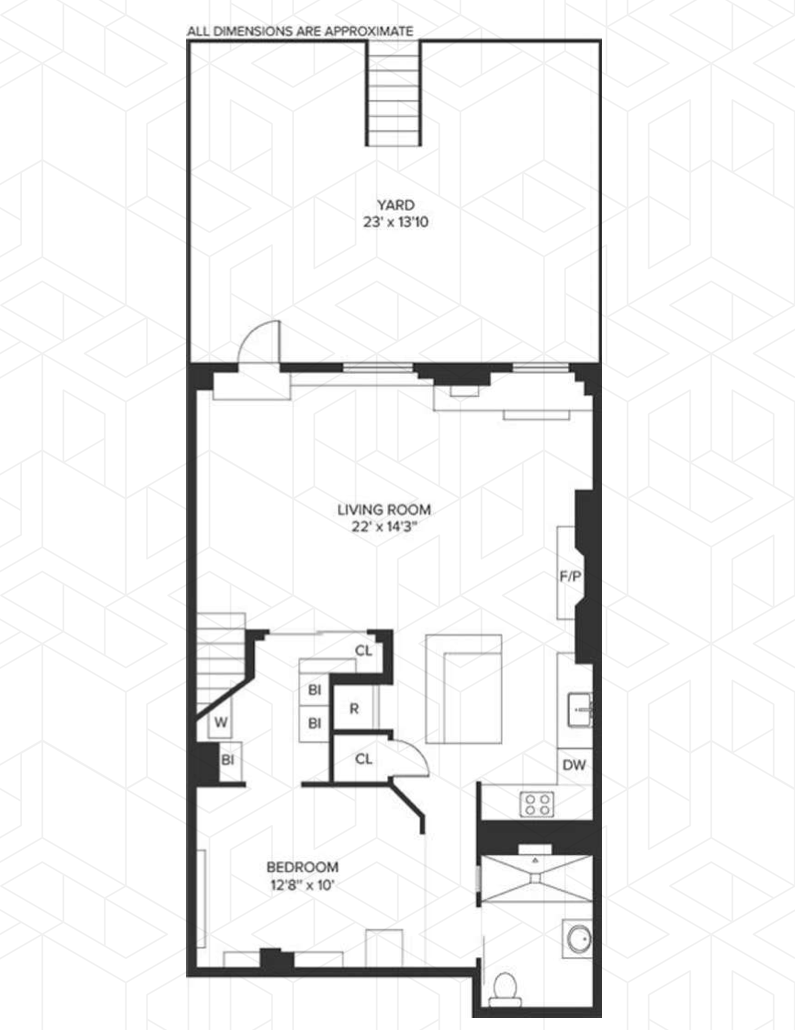 Floorplan for 463 West 21st Street