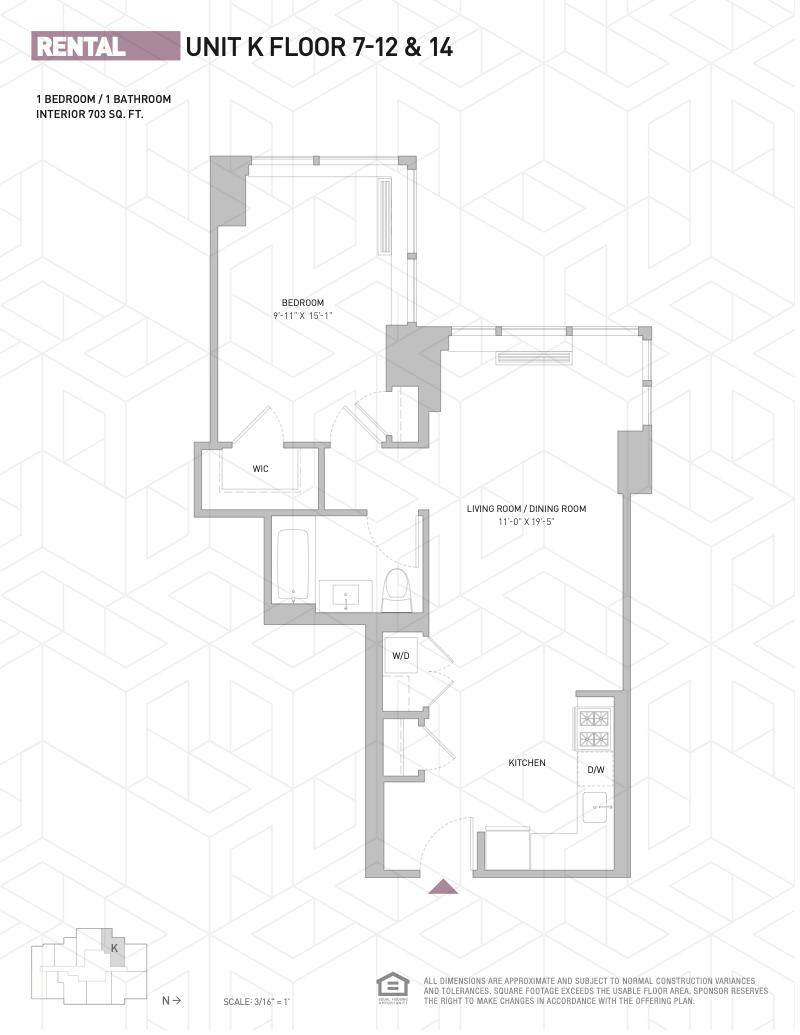 Floorplan for 388 Bridge Street, 10K