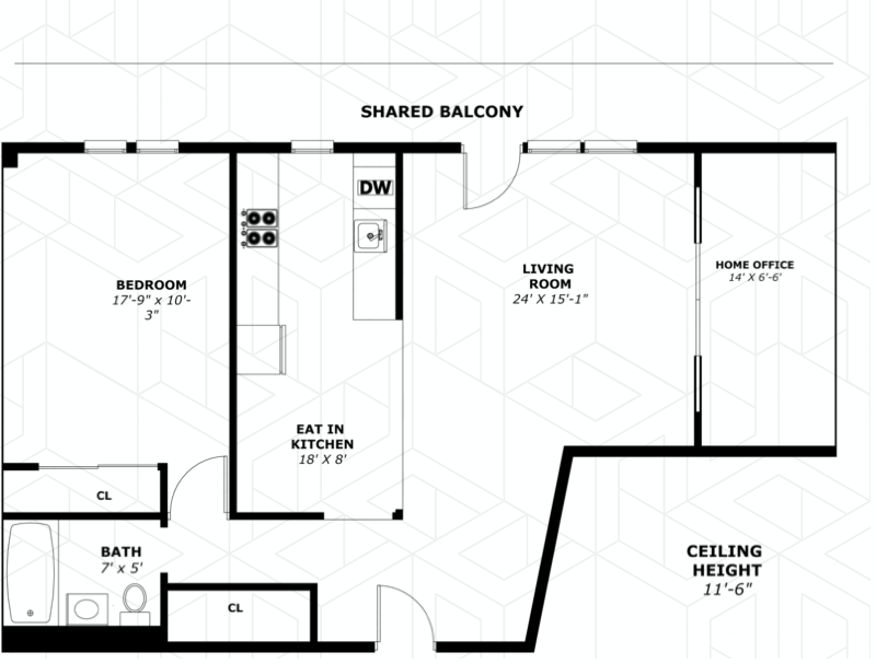 Floorplan for 100 Overlook Terrace, 120