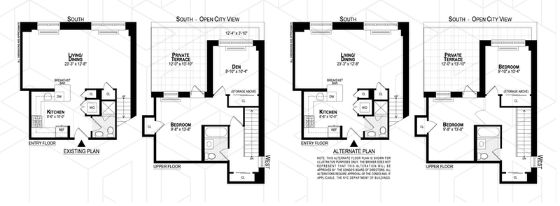 Floorplan for 247 West 115th Street, 6B