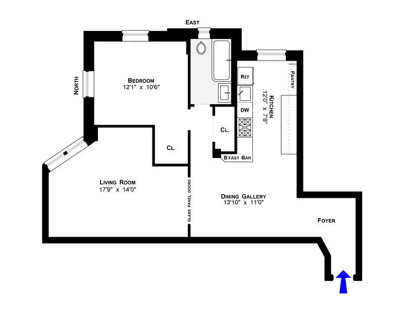 Floorplan for 504 Grand Street