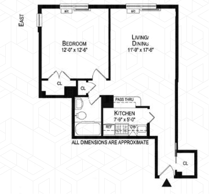 Floorplan for 88 Bleecker Street, 5C