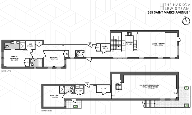 Floorplan for 355 St Marks Avenue, 1