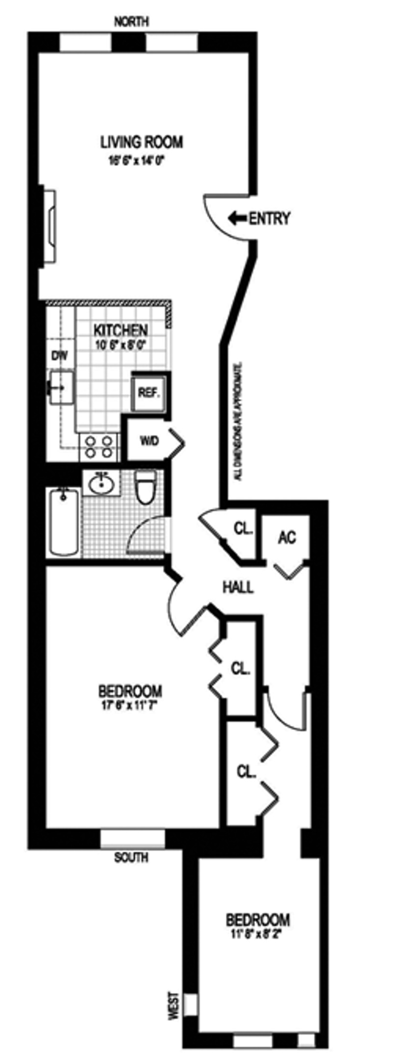 Floorplan for 138 West 121st Street