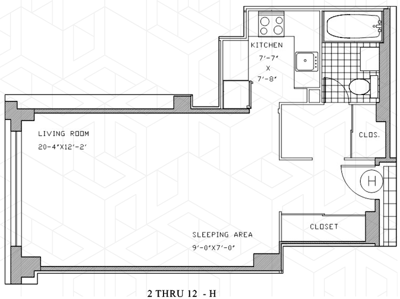 Floorplan for 125 East 87th Street