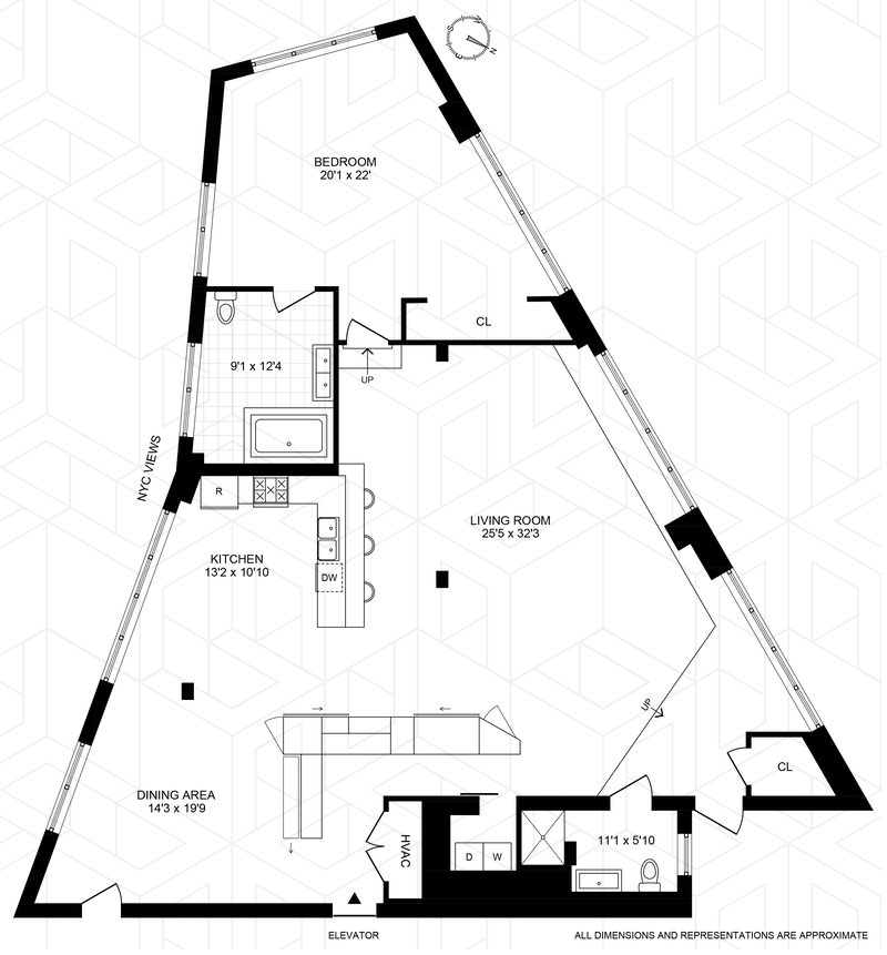 Floorplan for 1620 Manhattan Ave, A5
