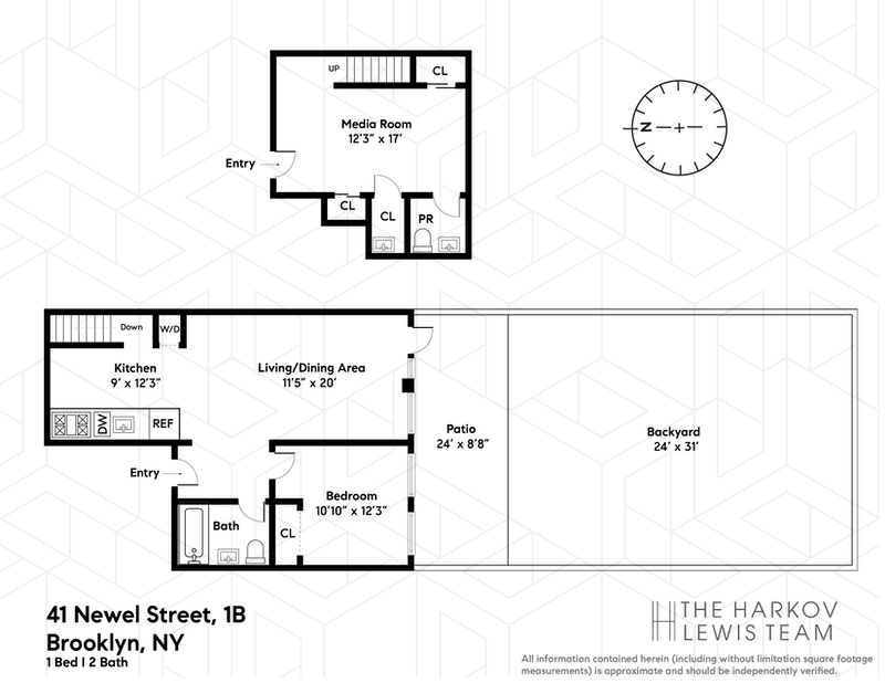 Floorplan for 41 Newel Street, 1B