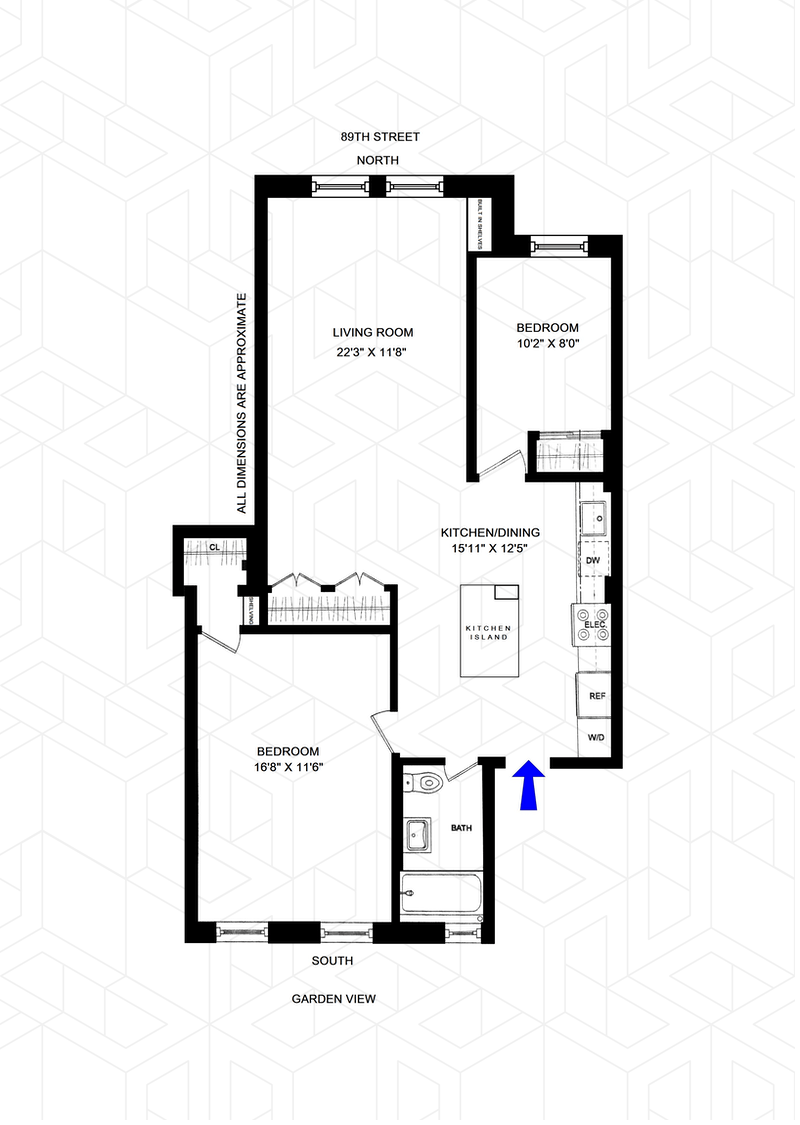 Floorplan for 120 East 89th Street, 6E