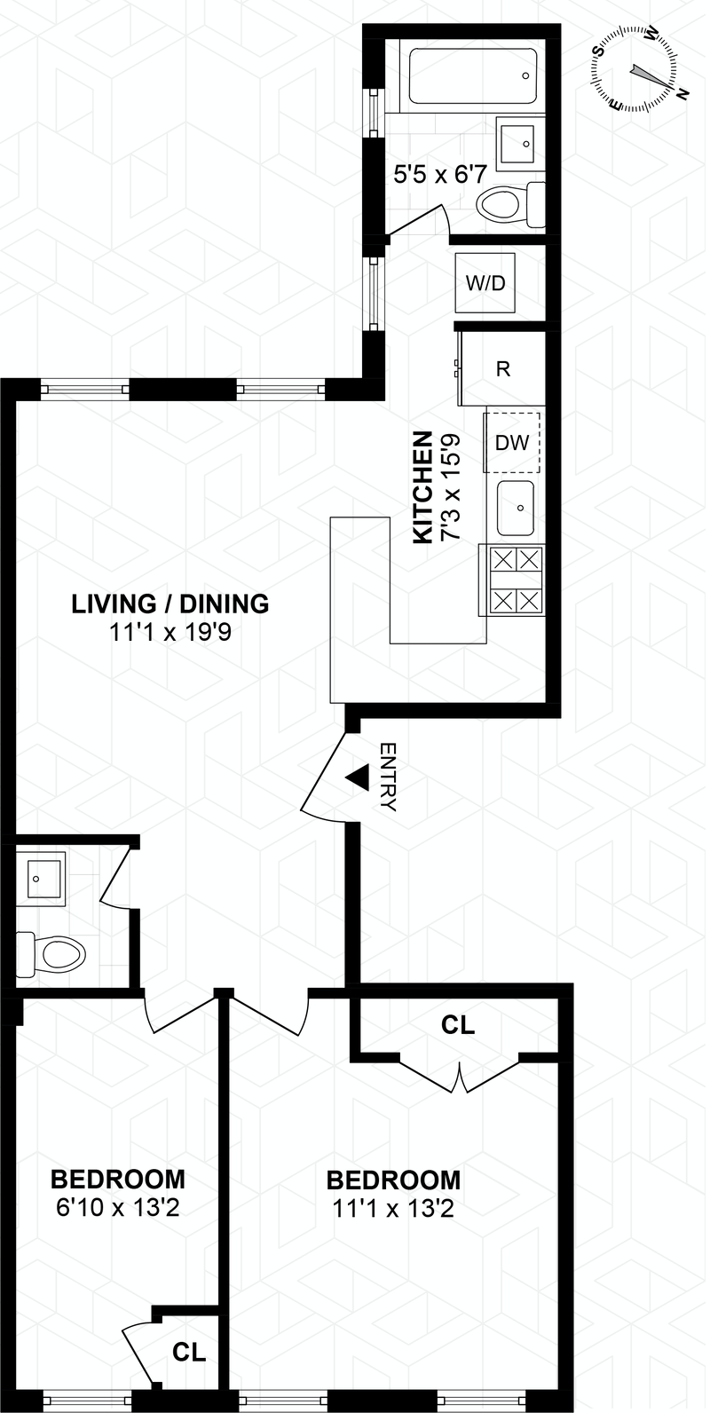 Floorplan for 44 Woodhull Street, 3