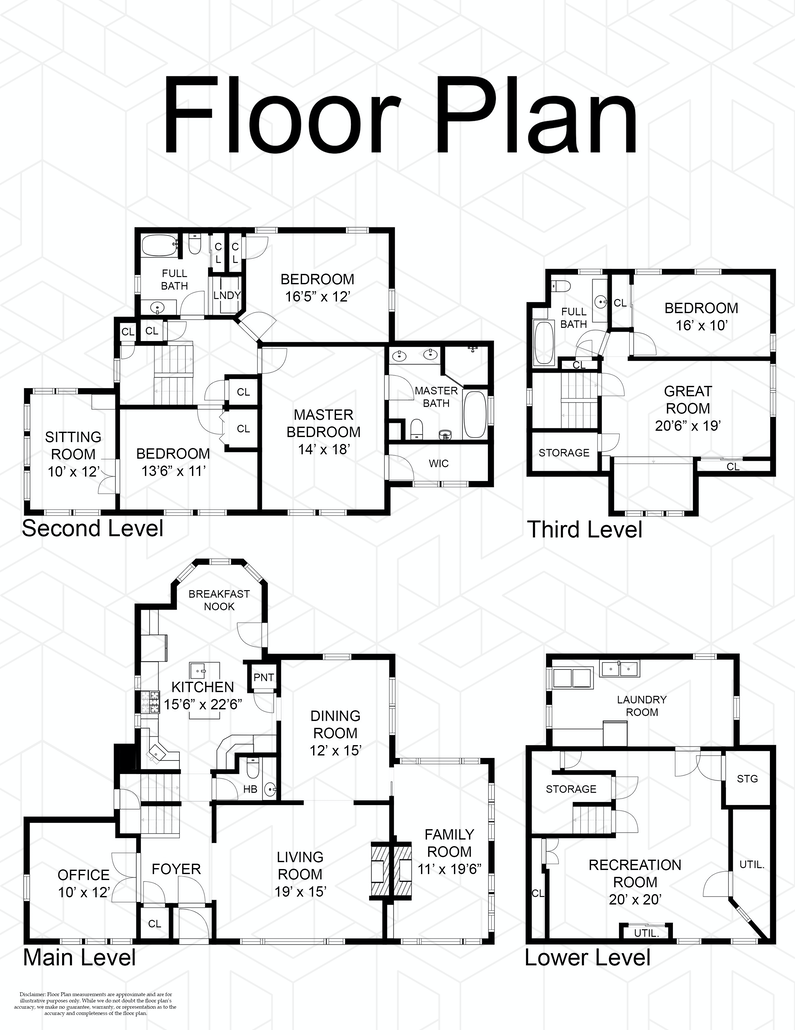 Floorplan for 252 Christopher Street