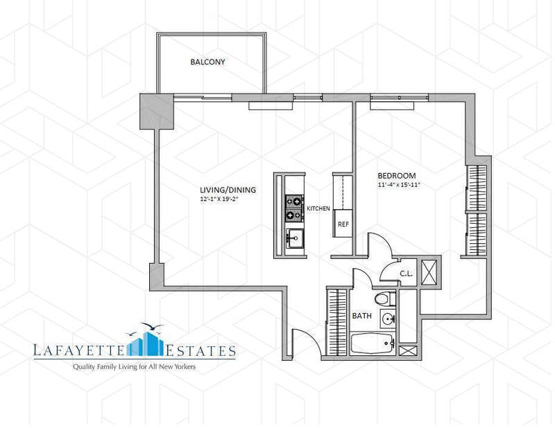 Floorplan for 880 Boynton Avenue, 5A