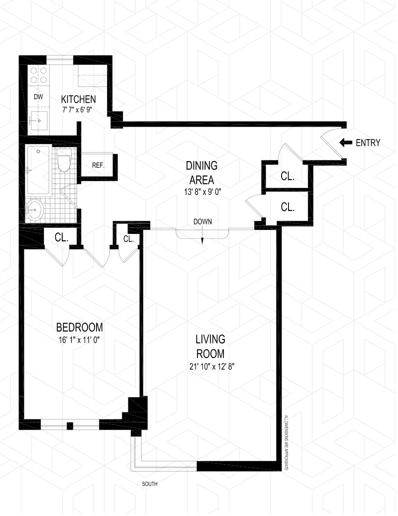 Floorplan for 231 East 76th Street, 7A