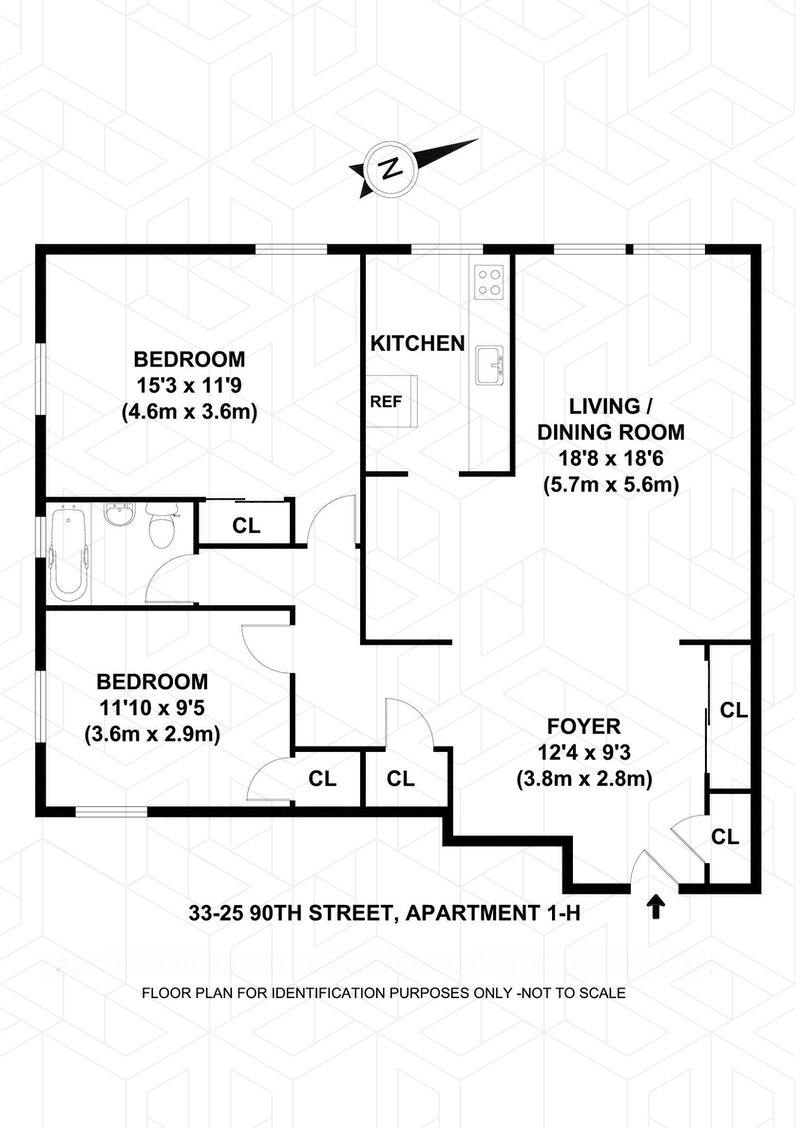 Floorplan for 33-25 90th Street