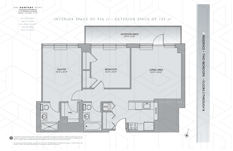 Floorplan for 5-49 Borden Avenue, 4F
