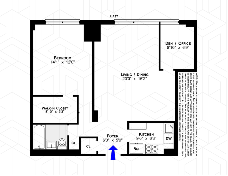 Floorplan for 501 East 79th Street, 7G