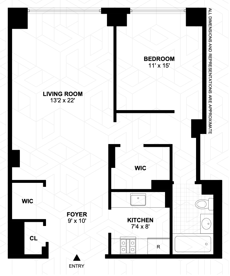 Floorplan for 1175 York Avenue, 5G