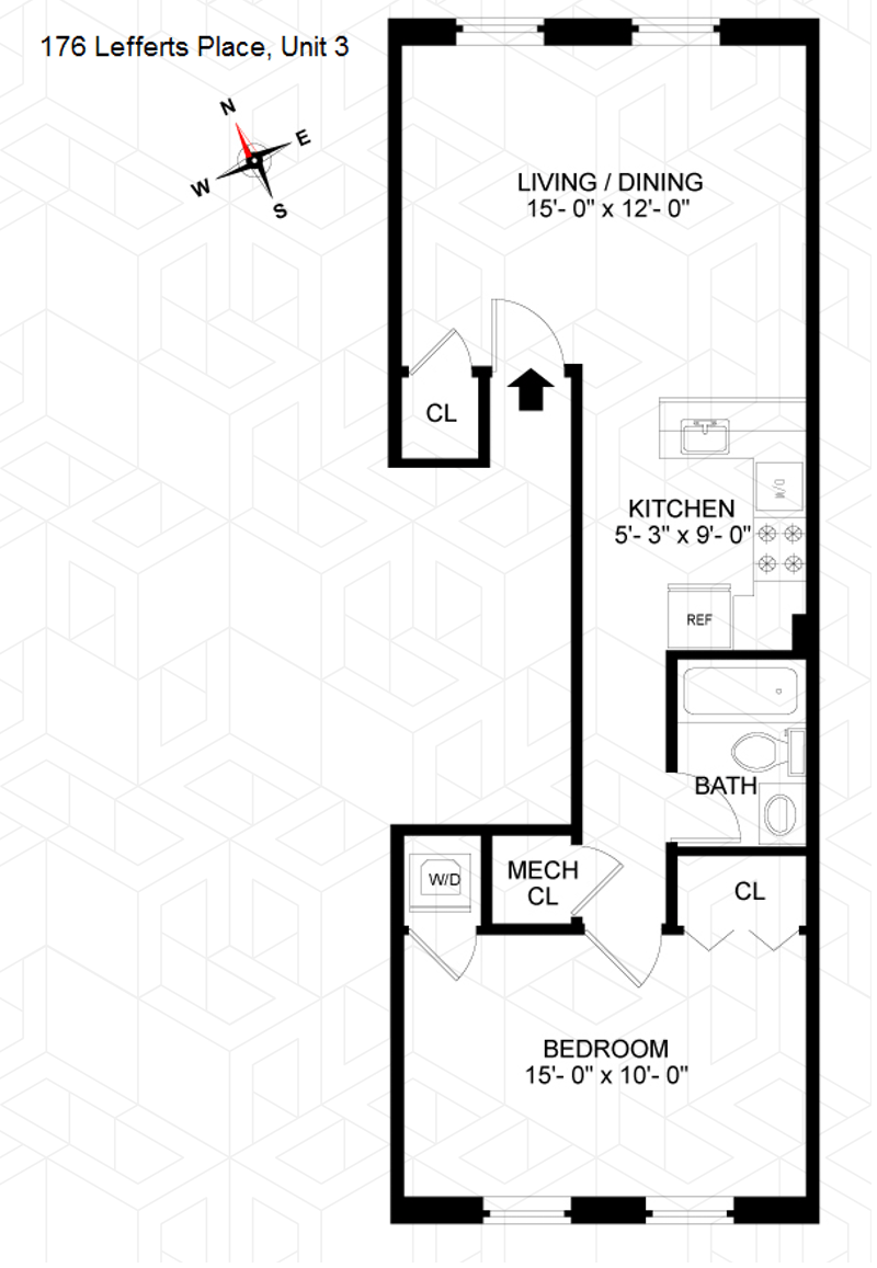 Floorplan for 176 Lefferts Place, 3